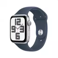 Смартчасовник Apple Watch SE2 v2 GPS 44mm Silver Alu Case w Storm Blue Sport Band - S/M
