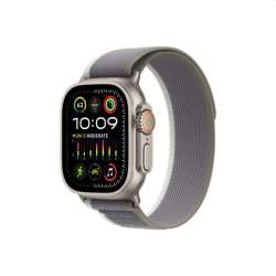 Смартчасовник Apple Watch Ultra 2 GPS + Cellular, 49mm Titanium Case with Green/Grey Trail Loop - M/L
