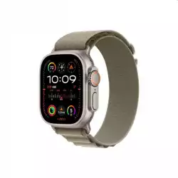 Смартчасовник Apple Watch Ultra 2 GPS + Cellular, 49mm Titanium Case with Olive Alpine Loop - Medium