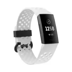 Смартчасовник Fitbit Charge 3 Special Edition NFC, Graphite, White Silicone