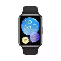Каишка за часовник Huawei Watch Fit 2, Midnight Black, Yoda-B19S, 1.74" AMOLED 336x480. BT 5.2, Silicone Strap