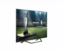 Телевизор Hisense 55" A7NQ, 4K Ultra HD 3840x2160, QLED, FALD, Quantum Dot, HDR 10+, HLG, Dolby Vision, Dolby Atmos, Smart TV, Light sensor, WiFi 5GHz, WiFi Direct, BT, Anyview Cast, 3xHDMI, 2xUSB, LAN, CI+, DVB-T2/C/S2, Black