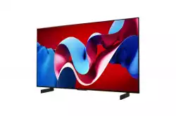 Телевизор LG OLED42C41LA, 42" UHD OLED evo, 4K (3840 x 2160), DVB-C/T2/S2, Full Cinema Screnn, Alpha 9 AI 4K Gen7, 144Hz, ThinQ AI, HDR10, VRR, NVIDIA G-SYNC, AMD FreeSync, Dolby Vision, Dolby Atmos, Wi-Fi, Bluetooth, HDMI, USB, Airplay 2, Multi View, Meteor Titan