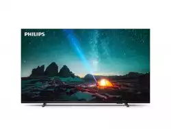 Телевизор Philips 50PUS7609/12, 50" UHD HD LED, 3840 x 2160, DVB-T/T2/T2-HD/C/S/S2, Pixel Precise Ultra HD, HDR+, HLG, Smart TV with new OS, Dolby Vision, Atmos HDMI, VRR, 2* USB, Cl+, 802.11n, Lan, 20W RMS, Black