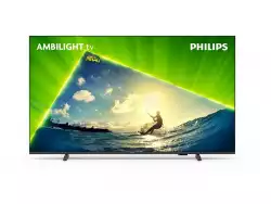 Телевизор Philips 55PUS8209/12, 55" 4K Ultra HD QLED, 3840x2160, DVB-T/T2/T2-HD/C/S/S2, 60Hz, Ambilight 3, Pixel Precise UHD, HDR+, Titan OS, Dolby Atmos, VRR, 3*HDMI, 2*USB, 802.11n, 20W RMS, Black