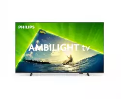 Телевизор Philips 65PUS8209/12, 65" 4K Ultra HD QLED, 3840x2160, DVB-T/T2/T2-HD/C/S/S2, 60Hz, Ambilight 3, Pixel Precise UHD, HDR+, Titan OS, Dolby Atmos, VRR, 3*HDMI, 2*USB, 802.11n, 20W RMS, Black