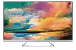 Телевизор Sharp 55EQ4EA, 55" LED  Android TV, 4K Ultra HD QLED 3840x2160 Frameless, AQUOS Aluminium body, DVB-T/T2/C/S/S2, Active Motion 1000, Google Assistant, HDMI 2.1 eARC, SD card reader, Mini Composite/CVBS + Audio input, USB, Wi-Fi, Bluetooth, LAN, Stand