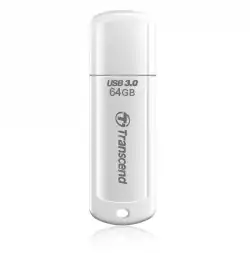 Transcend 64GB, USB3.1, Pen Drive, Classic, White