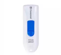 Transcend 64GB, USB3.1, Pen Drive, Capless, White