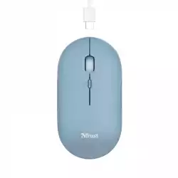 TRUST Puck Wireless & BT Rechargeable Mouse Blue