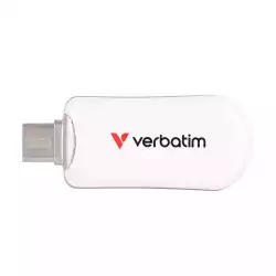 Verbatim Plectra USB-C Flash Drive White 256GB