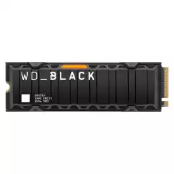 SSD WD Black SN850X HeatSink 2TB M.2 2280 PCIe Gen4 x4 NVMe, Read/Write: 7300/6600 MBps, IOPS 1200K/1100K, TBW: 1200