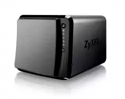 ZyXEL NAS542, 4-bay Dual Core Personal Cloud Storage, Dual Core CPU 1.2GHz, 1GB DDR3 memory, 4 SATA II 2.5"/3.5" HDD, RAID 0/1/5/6/10, JBOD, hot swap HDD, 2x 1Gbps LAN, 3x USB 3.0, SD card slot with SDXC support, HDD not included, smart fun