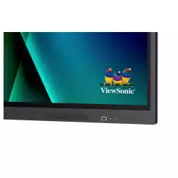 Дисплей ViewSonic IFP6532-2, 65" TFT DLED Panel, 20 points infrared multi touch, AntiGlare, 9H, 3840x2160 UHD, 400cd/m2, 4000:1, 6.5ms, ARM quad-core Cortex-A55, 4GB DDR4, 32GB, VGA, 2x HDMI, RS232, 4x USB, LAN, OPS slot, WiFi slot, Speakers, Camera plate, Android 9, VESA, Black