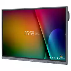 Дисплей ViewSonic IFP6533, 65" IPS DLED Panel, 40 points infrared multi touch, Anti-Glare, 7H, 3840x2160 UHD, 400cd/m2, 5000:1, 8ms, ARM Quad-core Cortex-A55*4, 4GB DDR4, 32GB, VGA, 3x HDMI, RS232, USB-C, 5x USB, LAN, OPS slot, WiFi slot, Speakers, Camera plate, Android 11, VESA, Black