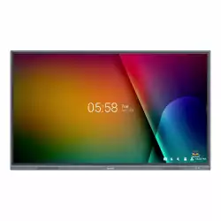 Дисплей ViewSonic IFP8633-G, 86" IPS LED panel, AG, Ultra Fine Touch, 16:9, 4K UHD 3840x2160, 8ms, 350cd/m2, 5000:1, Quad- core ARM Cortex, 8GB, 128GB storage, VGA, 3x HDMI, RS232, LAN, USB-C, 5x USB-A, HDMI Out, SPDIF, Android 11, Speakers, OPS slot, myViewBoard, VESA, Grey/Black