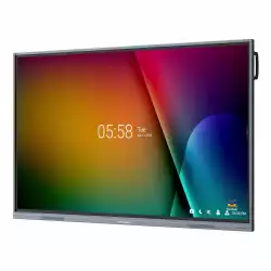 Дисплей ViewSonic IFP8633-G, 86" IPS LED panel, AG, Ultra Fine Touch, 16:9, 4K UHD 3840x2160, 8ms, 350cd/m2, 5000:1, Quad- core ARM Cortex, 8GB, 128GB storage, VGA, 3x HDMI, RS232, LAN, USB-C, 5x USB-A, HDMI Out, SPDIF, Android 11, Speakers, OPS slot, myViewBoard, VESA, Grey/Black