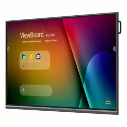 Дисплей ViewSonic IFP8650-5F, 86", IPS Panel, Ultra Fine touch technology, AG, 7H, 4K UHD 3840x2160, 400 cd/m2, 1200:1, 5000:1, ARM Cortex-A73*4 + A53*4, 8GB, 64GB, 3x HDMI, 6x USB, USB-C, RS232, LAN, HDMI Out, SPDIF, Android 11, Speakers, OPS, WiFi Slot, VESA, Top Camera Plate, Black