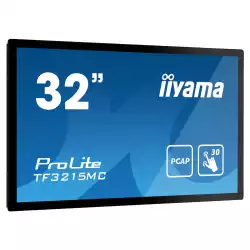 Дисплей за вграждане IIYAMA TF3215MC-B2, 31.5" Open-Frame VA Panel , 1920x1080, Projected Capacitive 30-points Mutli-Touch, 500 cd/m2, 3000:1, 8ms, VGA, HDMI, DisplayPort, 24/7, Landscape / Portrait, VESA 200, Fanless design