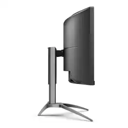 Геймърски Монитор AOC AG493QCX 49 inch WLED Gaming Monitor, Adaptive-sync, 144Hz, 1 ms, VA Panel, Curved, 3840x1080 32:9, 400cd/m2, 3000:1, 2xHDMI, 2xDisplayport, 3x USB, Speakers, Height Adjust, Swivel, VESA, Vesa Certified DisplayHDR 400, PxP (PIP, PBP)