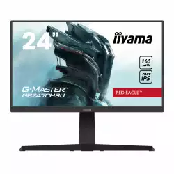 Геймърски Монитор IIYAMA GB2470HSU-B1 23.8 inch Game monitor, IPS LED Panel, HDMI, 165Hz, Displayport, USB, 0.8ms, 250cd/m2, Flickerfree, speakers, Height adjustment, Pivot, AMD FreeSync Premium