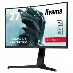 Геймърски Монитор IIYAMA GB2766HSU-B1 27 inch Game monitor, Curved, VA LED Panel, 1920x1080, 2xHDMI, Displayport, USB, 165Hz, 1ms, 250cd/m2, Flickerfree, speakers, Height adjustment