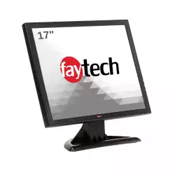 Индустриален Тъч Монитор FAYTECH 1010502333 FT17TMB 17 inch 5-Wire Resistive, 1280x1024, 5:4, 250 cd/m2, 1000:1, Anti Glare, 3H, -10 ~ +60, VGA, HDMI, DP, 12V DC-in, PC-Audio, Serial, VESA, Black