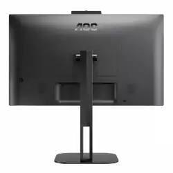 Монитор AOC 24V5CW/BK 23.8 inch IPS Panel, 1920x1080, 16:9, 4ms, 300cd/m2, 1000:1, 20M:1, Anti Glare, 3H, 3-sided frameless, FreeSync, Flicker-free, Low blue light, HDMI, 2MP Windows Hello webcam, DisplayPort, USB-C, Power Delivery 65W, 4x USB 3.2, Tilt, HAS, Swivel, Pivot, VESA 100, Black