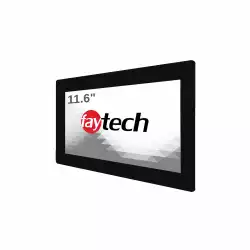 Монитор Faytech 1010502418 FT116TMCAPOFHBOB, 11.6 inch Open Frame Capacitive Touch Monitor, Optically bonded, AG, 7H, PCAP 10-point multi touch, 1000 cd/m2, 1920x1080, 800:1, 14/11ms, HDMI, DP, VGA, 12V DC-In, Speakers, 24/7, IP65 Front / IP40Back, 4 clamps support