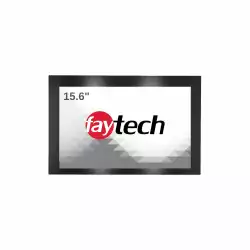 Монитор Faytech 1010502421 FT156TMCAPOFHBOB, 15.6", Optically Bonded, 10-pts Projected Capacitive, IP 65 front / IP40 back, 7H, LED, AG, 16:9, 1920×1080px, 1000cd/m2, 800:1, 15/15ms, VGA, HDMI, DisplayPort, PC-Audio, 12V DC- In, Speakers, VESA 100