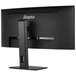 Монитор IIYAMA XCB3494WQSN-B5 34", VA Panel, Anti Glare, 3440x1440 @@ 120Hz, 21:9, 0.4ms, 300cd/m2, 3000:1, Curved 1500R, KVM Switch, HDMI, DisplayPort, USB-C dock (65W PD), RJ45, 3x USB 3.0, Speakers, VESA 100, HAS, Tilt, AMD FreeSync Premium, HDR, Black