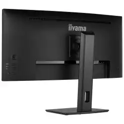 Монитор IIYAMA XCB3494WQSN-B5 34", VA Panel, Anti Glare, 3440x1440 @@ 120Hz, 21:9, 0.4ms, 300cd/m2, 3000:1, Curved 1500R, KVM Switch, HDMI, DisplayPort, USB-C dock (65W PD), RJ45, 3x USB 3.0, Speakers, VESA 100, HAS, Tilt, AMD FreeSync Premium, HDR, Black