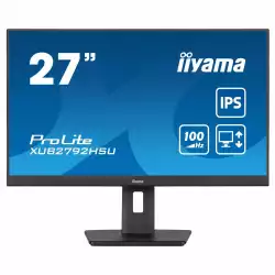 Монитор IIYAMA XUB2792HSU-B6, 27 inch, IPS LED panel, Anti-Glare, 16:9, FHD 1920x1080, 250cd/m2, 1300:1, 0.4ms, 80M:1, Flicker free, Blue light reducer, FreeSync, HDMI, DP, 4x USB, Speakers, HAS, Swivel, Tilt, Pivot, VESA 100, Black