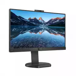 Монитор Philips 243B9H/00 23.8 inch LED, IPS panel, 16:9, 1920x1080, 4ms, 250cd/m2, 1000:1, HDMI, VGA, Displayport, USB-C Docking 3.2, USB, speakers, WebCam 2.0, Height adjustment, Pivot