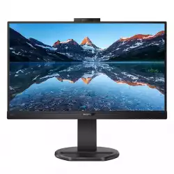 Монитор Philips 243B9H/00 23.8 inch LED, IPS panel, 16:9, 1920x1080, 4ms, 250cd/m2, 1000:1, HDMI, VGA, Displayport, USB-C Docking 3.2, USB, speakers, WebCam 2.0, Height adjustment, Pivot