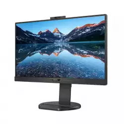 Монитор Philips 243B9H/00 23.8 inch LED, IPS panel, 16:9, 1920x1080, 4ms, 250cd/m2, 1000:1, HDMI, VGA, Displayport, USB-C Docking 3.2, USB, speakers, WebCam 2.0, Height adjustment, Pivot