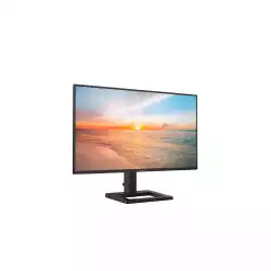 Монитор Philips 24E1N1300AE/00, 23.8", IPS WLED panel, AG, FHD 1920 x1080, 16:9, 100Hz, 1ms, 250 cd/m2, 1300:1, sRGB, Flicker Free, Low Blue Mode, EasyRead, HDMI, USB-C, 2x USB, Audio Out, Speakers, Tilt, HAS, VESA 100, Black