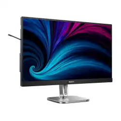 Монитор Philips 27B2U6903/00, 27" IPS WLED panel, AG, 16:9, 4K UHD 3840x2160, 350cd/m2, 1000:1, 4ms, 60Hz, sRGB, KVM, SoftBlue, MultiView, Flicker-Free, Adaptive sync, 2x HDMI, DP, Thunderbolt 4, USB-C, 4x USB, LAN, HBR3, HAS, Swivel, Tilt, Speakers, PIP/PBP, VESA 100, Black/Grey