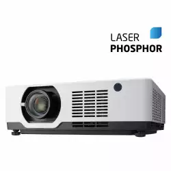 Мултимедиен проектор NEC 60005463 PE506UL, Laser Phosphor, PD 0.75-13m, 3LCD, 1920x1200 WUXGA, 5200 ANSI, 16:10, 3000000:1, 2x HDMI, Stereo Mini, RCA Stereo, D-Sub 9, RJ45, USB, Speakers, DICOM Simulation, White