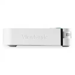 Портативен проектор ViewSonic M1 mini Plus Ulta-portable DLP LED projector, WVGA (854x480), FHD Support, 50 ANSI Lumens, HDMI x1, 2W SPK x1 (w/ cube), Auto V keystone, Built in battery, BT, WiFi, USB Micro B (DC in), USB-C