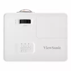 Проектор ViewSonic PS502W, Short throw, WXGA 1280x800, 4000ALumens, 15000:1, 240W UHP Lamp, Throw ratio: 0.52m, Image size: 60"-300", Keystone, 25/34dB, Input Lag: 33.2ms, 2x HDMI, USB-A, RS232, LAN, Audio In/Out, Speaker, White