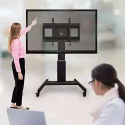 Стойка за дисплеи ViewSonic VB-CNM-001, тип количка с движение по височина от 50см за дисплеи от 42 inch - 100 inch