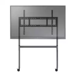 Стойка за под тип количка AG Neovo FMC-06, Metal and Plastic, For 55" - 86" displays, VESA max. 800 x 600 mm, VESA min. 400 x 200 mm, 360° rotation, Max. weight 100kg, Special tray design for accessories assembling, Gray / Black