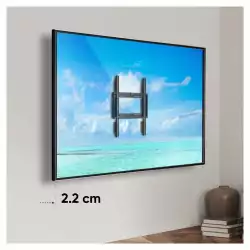 Стойка за стена ONKRON FME-44B for 26"-55" displays, max 45kg, slim profile, robust design, Black