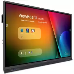 Тъч Дисплей ViewSonic IFP7552-1A, 75" UHD, 20 points Ultra Fine Touch, 3840x2160, 400 cd/m2, 5000:1, 8ms, 9H, AG, Quad Core A73, 4GB, Storage 32GB, 3x HDMI, VGA, DP, RSS232, OPS, HDMI Out, SPDIF, RJ45, USB-C, 5x USB-A, Speakers, Microphone, Android 9, myViewBoard