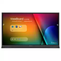 Тъч Дисплей ViewSonic IFP7552-1B, 75"UHD, 20 points Ultra Fine Touch, 3840x2160, 400 cd/m2, 5000:1, 8ms, 9H, AG, Quad Core A73, 8GB, Storage 64GB, 3x HDMI, VGA, DP, RSS232, OPS, HDMI Out, SPDIF, RJ45, USB-C, 5x USB-A, Speakers, Microphone, Android 9, myViewBoard
