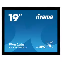 Тъч Монитор IIYAMA TF1934MC-B7X 19 inch IPS LED Panel, OPEN FRAME, 1280x1024, 5:4, Projective Capacitive 10 point touch, 315cd/m2, 14ms, 1000:1, VGA, HDMI, Displayport, IP65 (front)