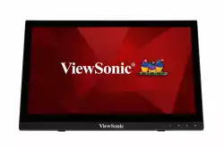 Тъчскрийн Монитор ViewSonic TD1630-3 15.6 inch touch, TN Panel, 1366x768 ,10 points touch, 12ms, 220 cd/m2,  500:1, VGA, HDMI, USB, speakers