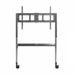 Тънка количка за дисплей ViewSonic VB- STND-009, Iron stand for 65" to 105" display, Swivel: 360 degree, Height adjust, 120 kg max, Plate: 15 kg max.