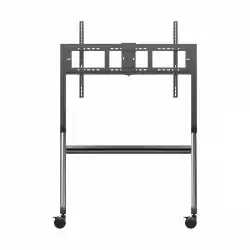 Тънка количка за дисплей ViewSonic VB- STND-009, Iron stand for 65" to 105" display, Swivel: 360 degree, Height adjust, 120 kg max, Plate: 15 kg max.